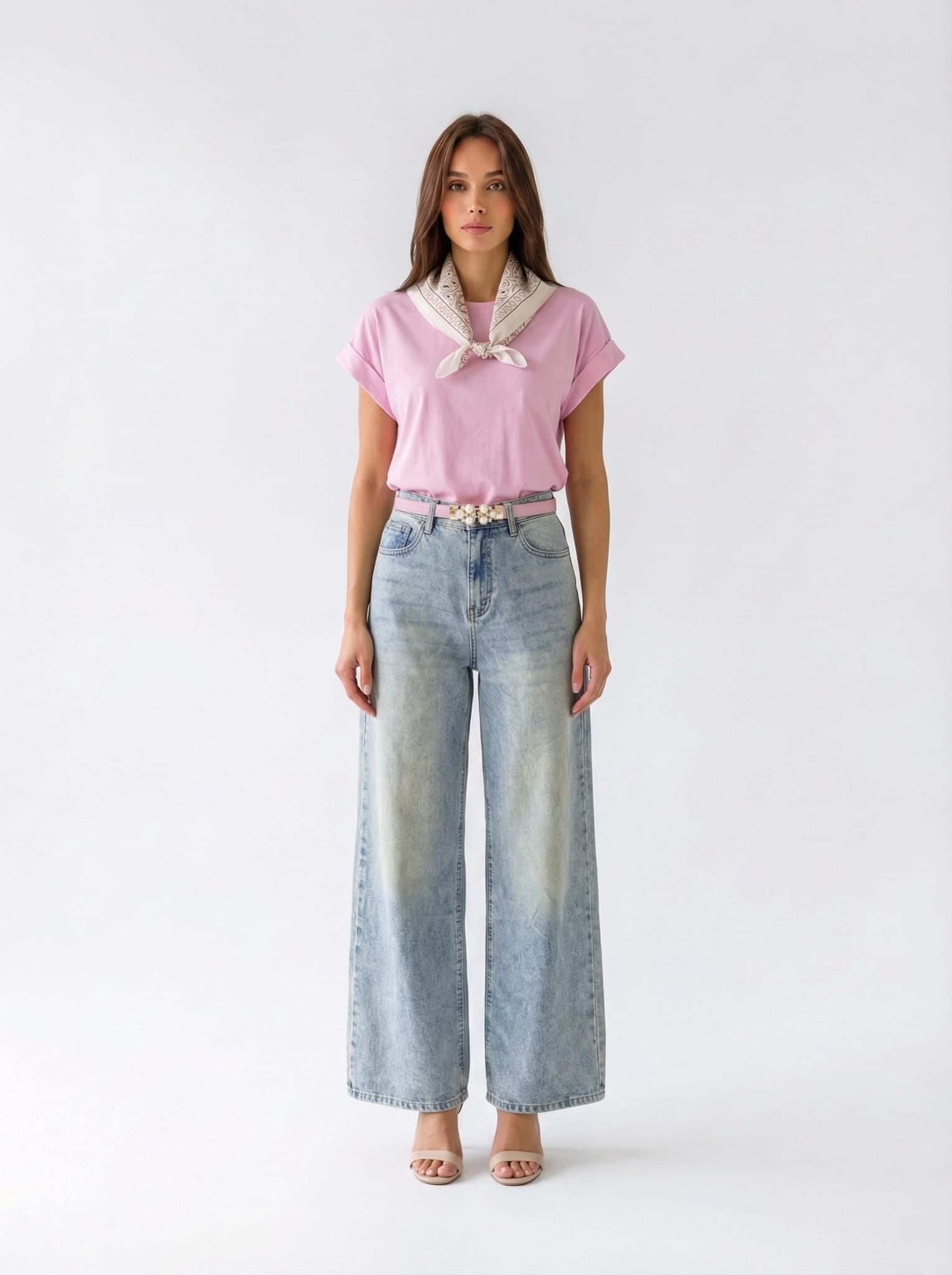 T-shirt Kaelis - Rosa donna