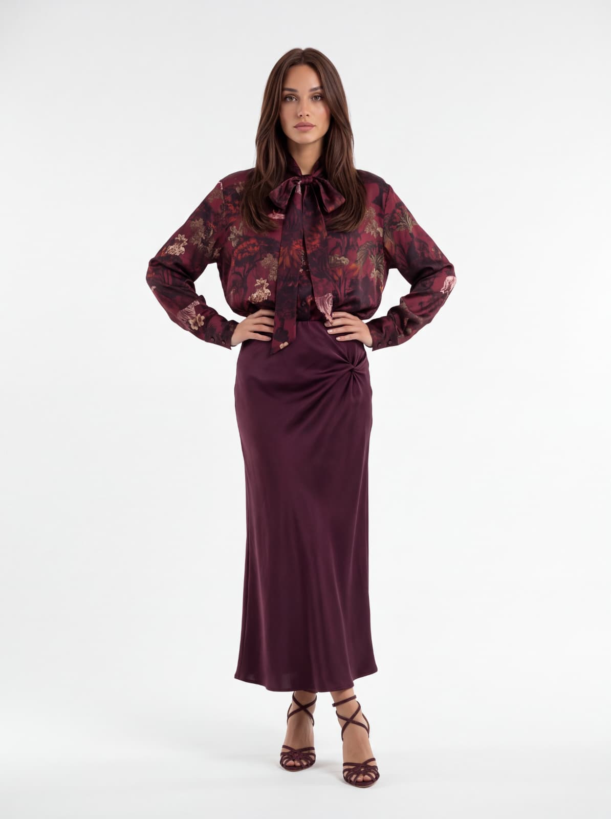 Camicia Théa – Bordeaux Camicia donna