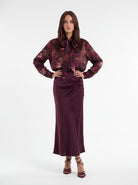 Camicia Théa – Bordeaux Camicia donna