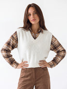 Gilet Delphine – Panna Maglia donna