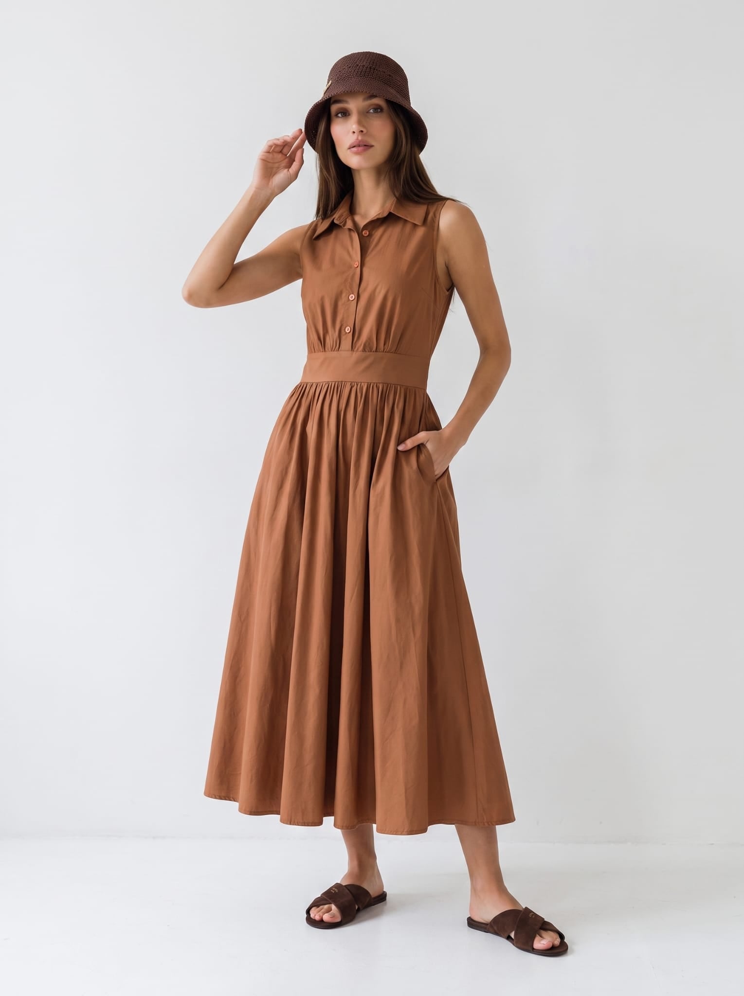 Abito Fiordaliso - Ruggine donna