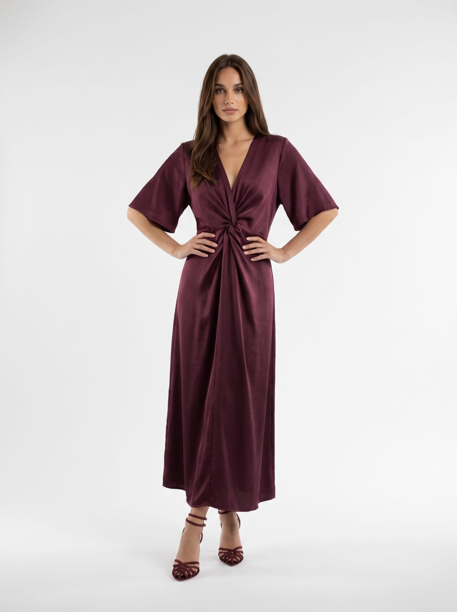 Abito Anna - Bordeaux Abito donna