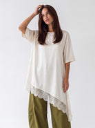 Blusa Geneviève – Bianco Avorio Camicia donna