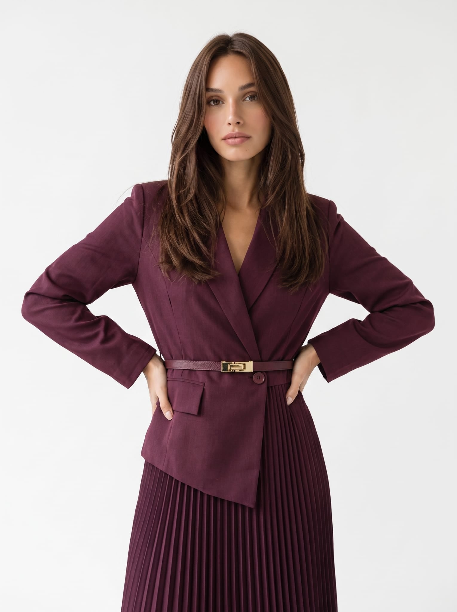 Abito Elettra - Borgogna Abito donna