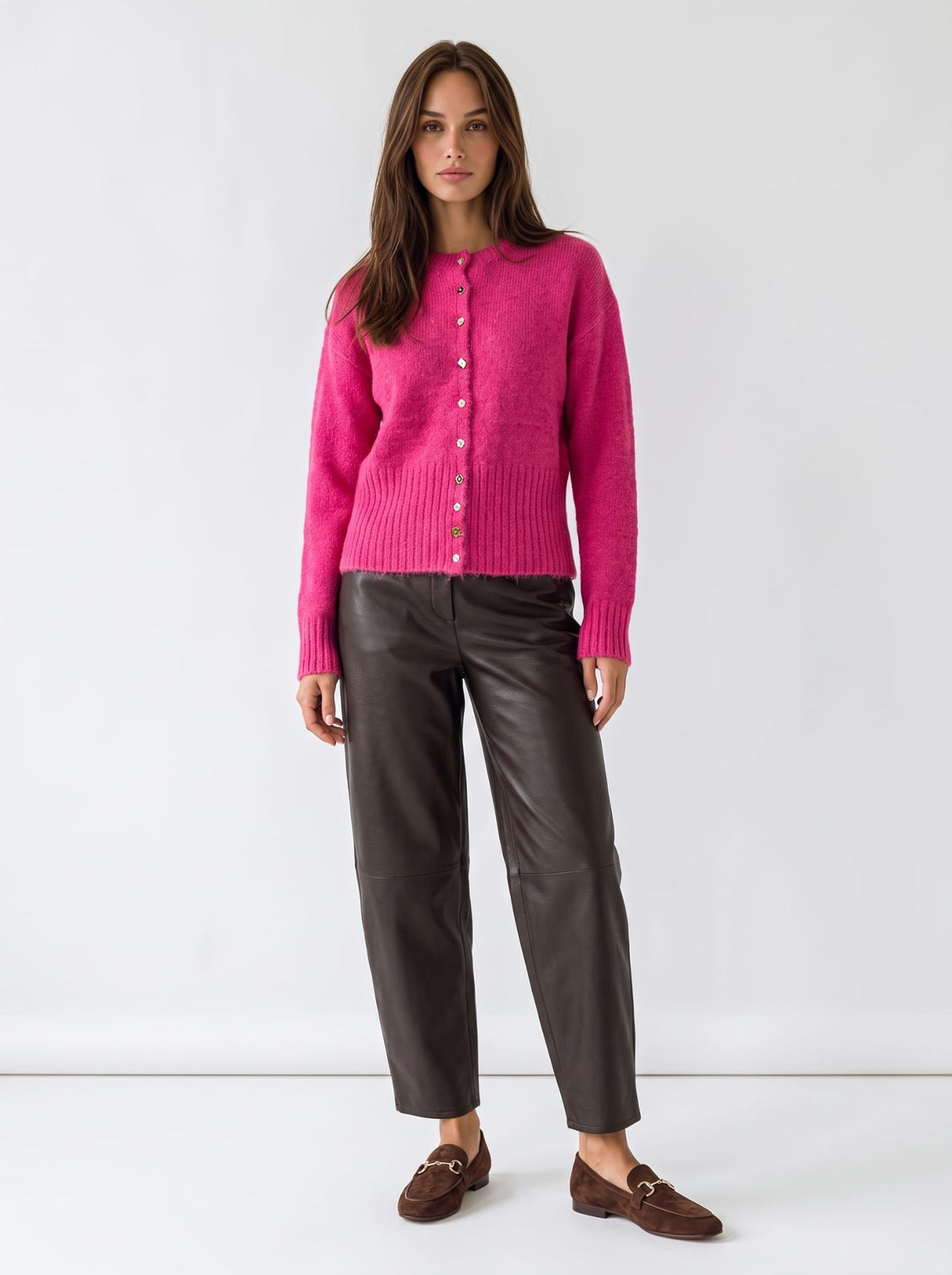 Cardigan Elvira - Fucsia Maglia donna