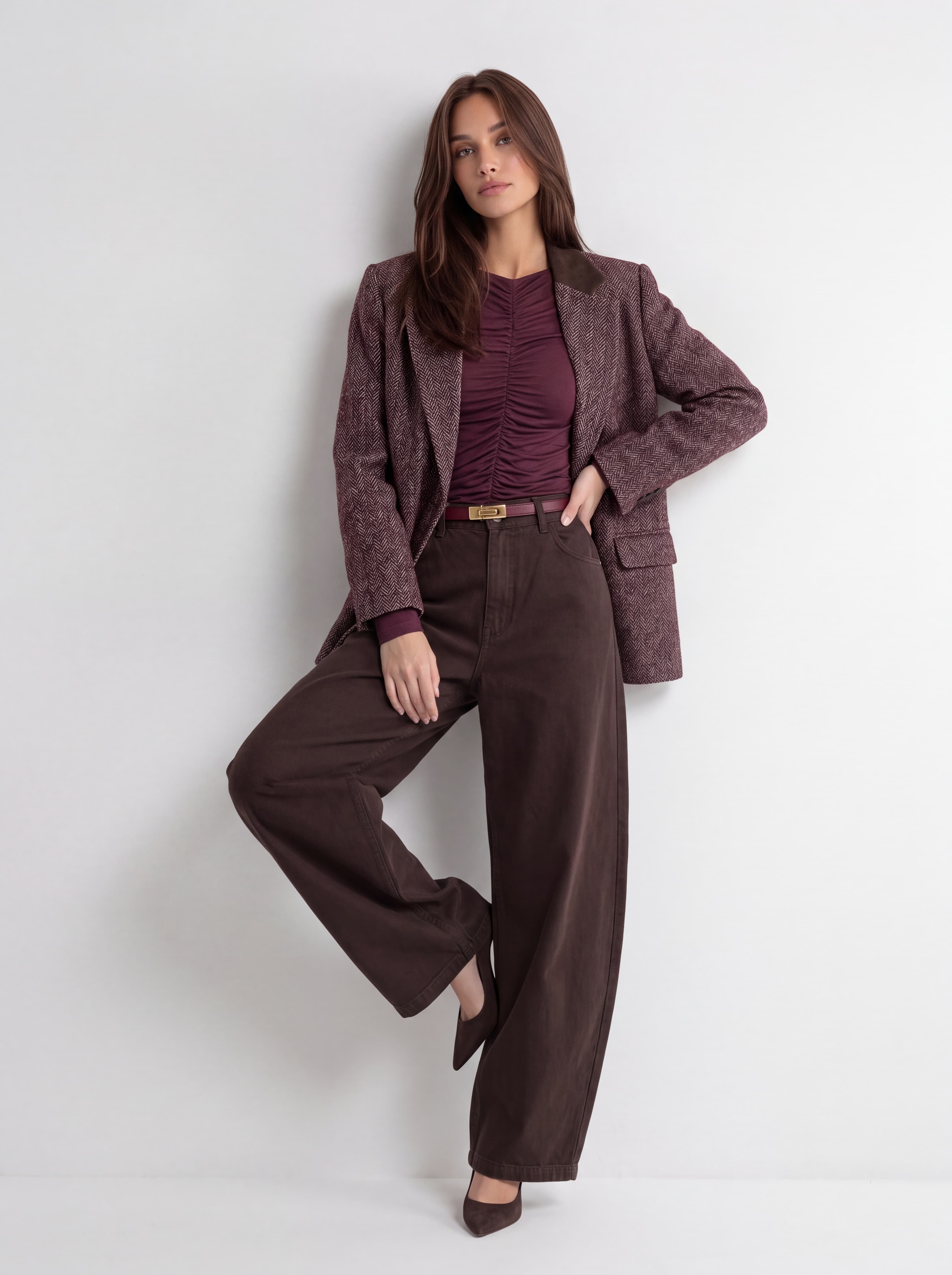 Pantalone Aurore – Marrone Pantalone donna