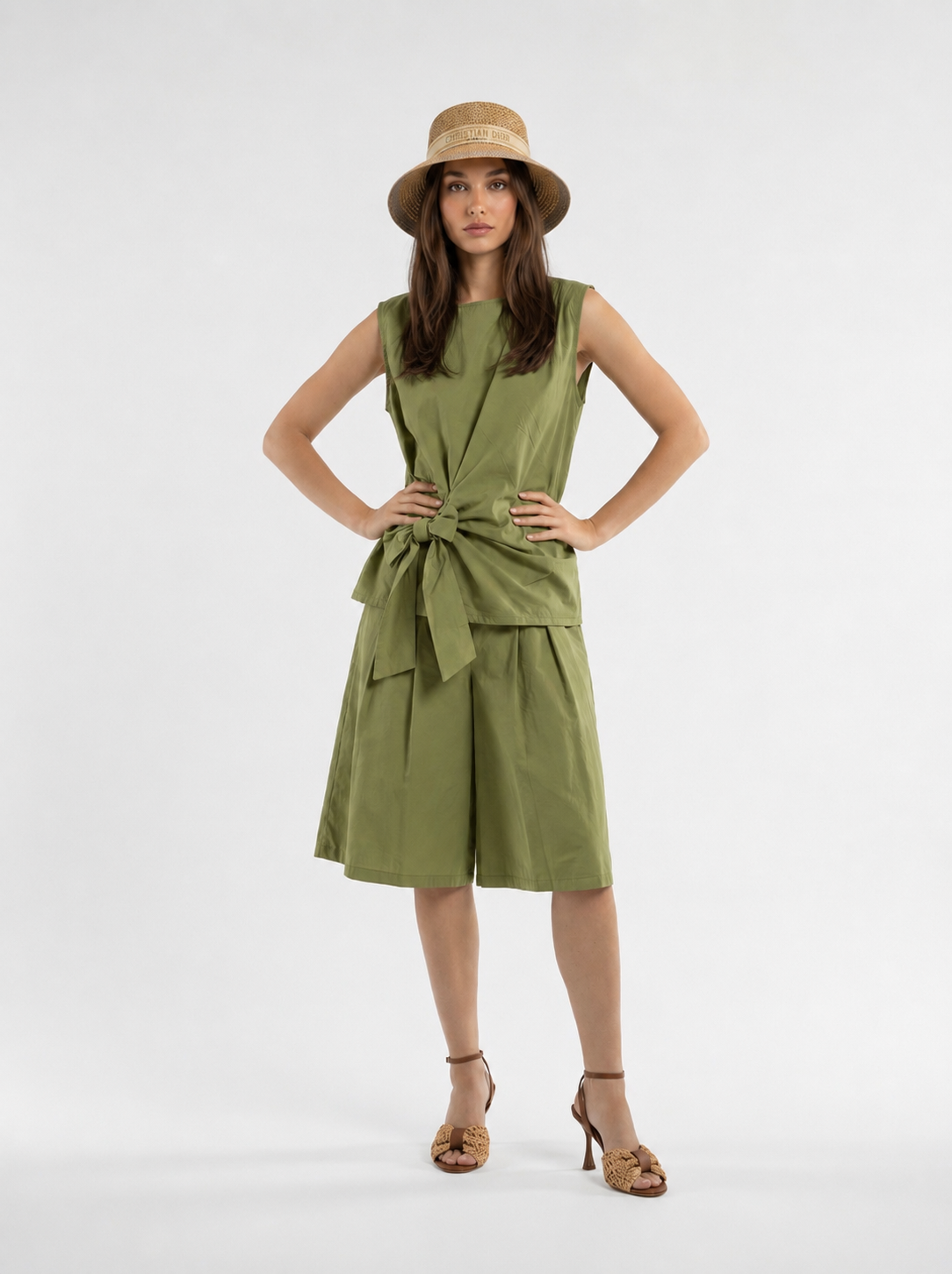 Camicia Amal - Verde pistacchio donna
