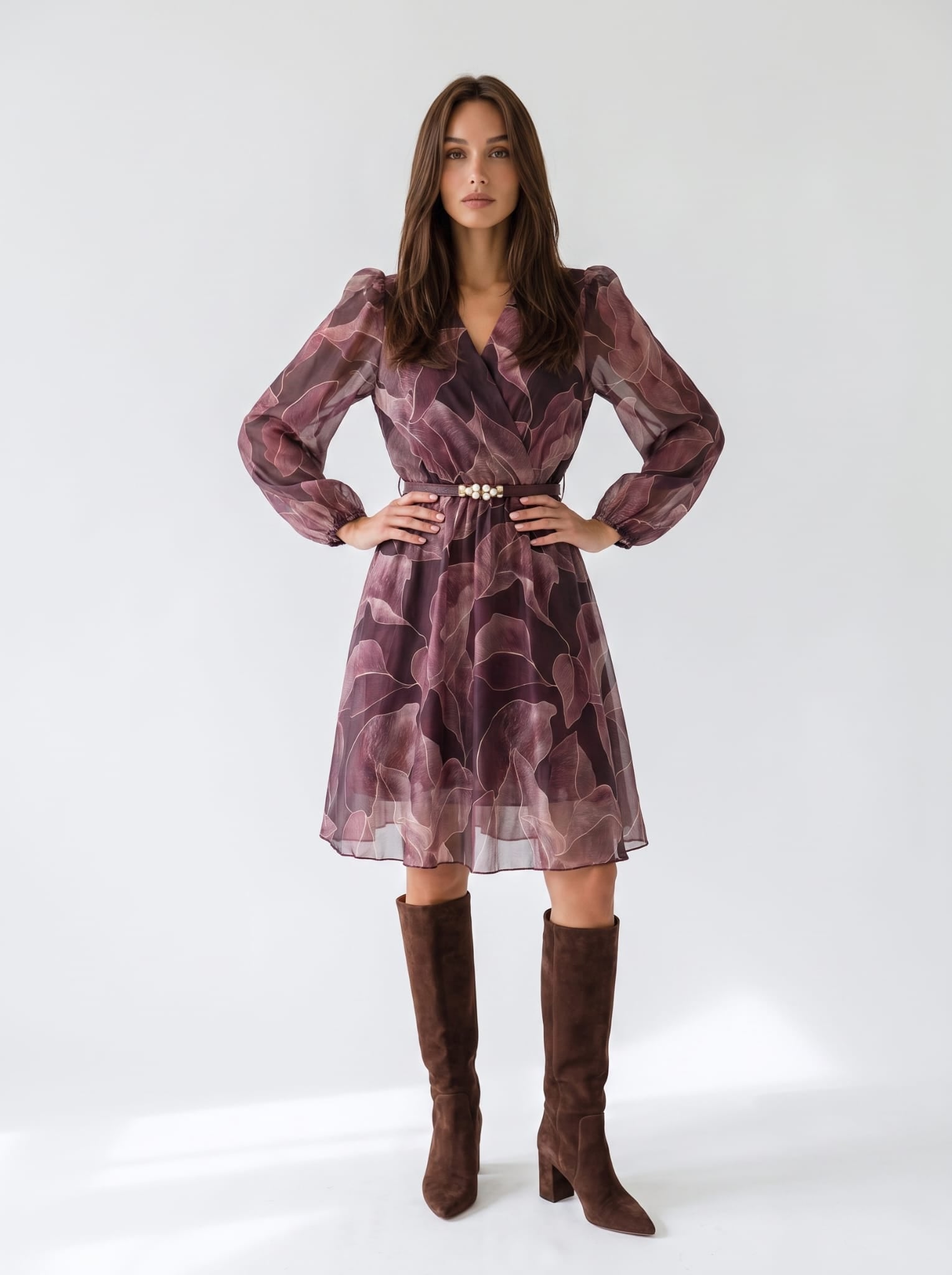 Abito Elara - Bordeaux Abito donna