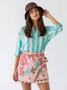 Gonna Pareo Safira - Rosa cipria donna