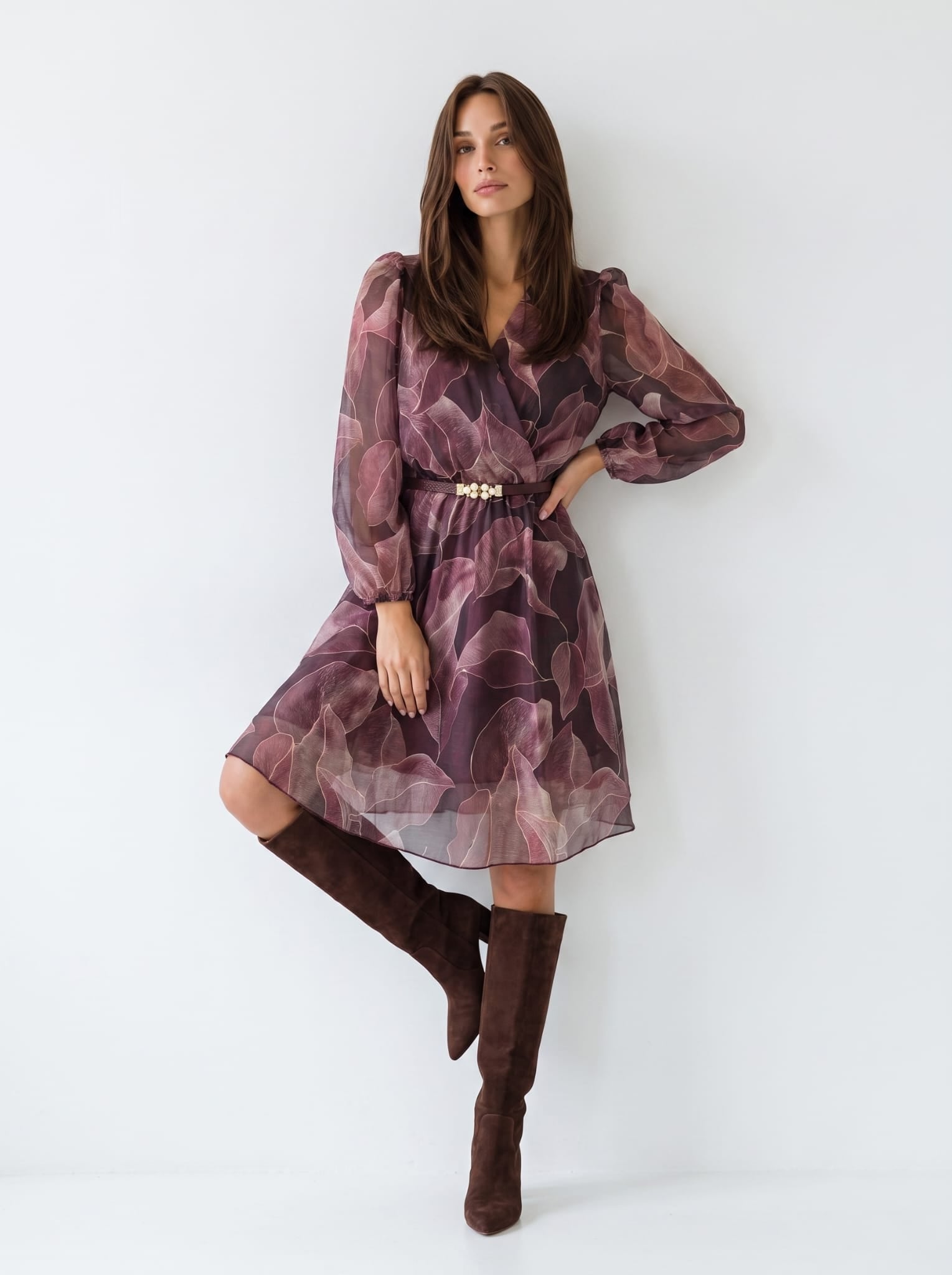Abito Elara - Bordeaux Abito donna