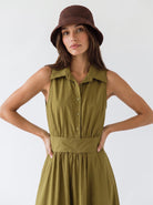 Abito Fiordaliso - Verde Olio donna