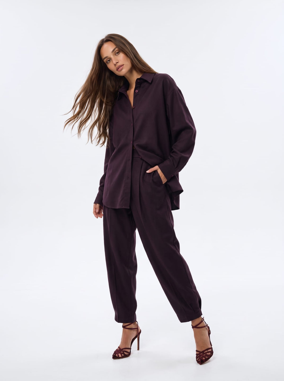 Coordinato Ysée – Prugna scuro Coordinato donna