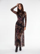 Abito Isabeau – Nero / Animalier Abito donna
