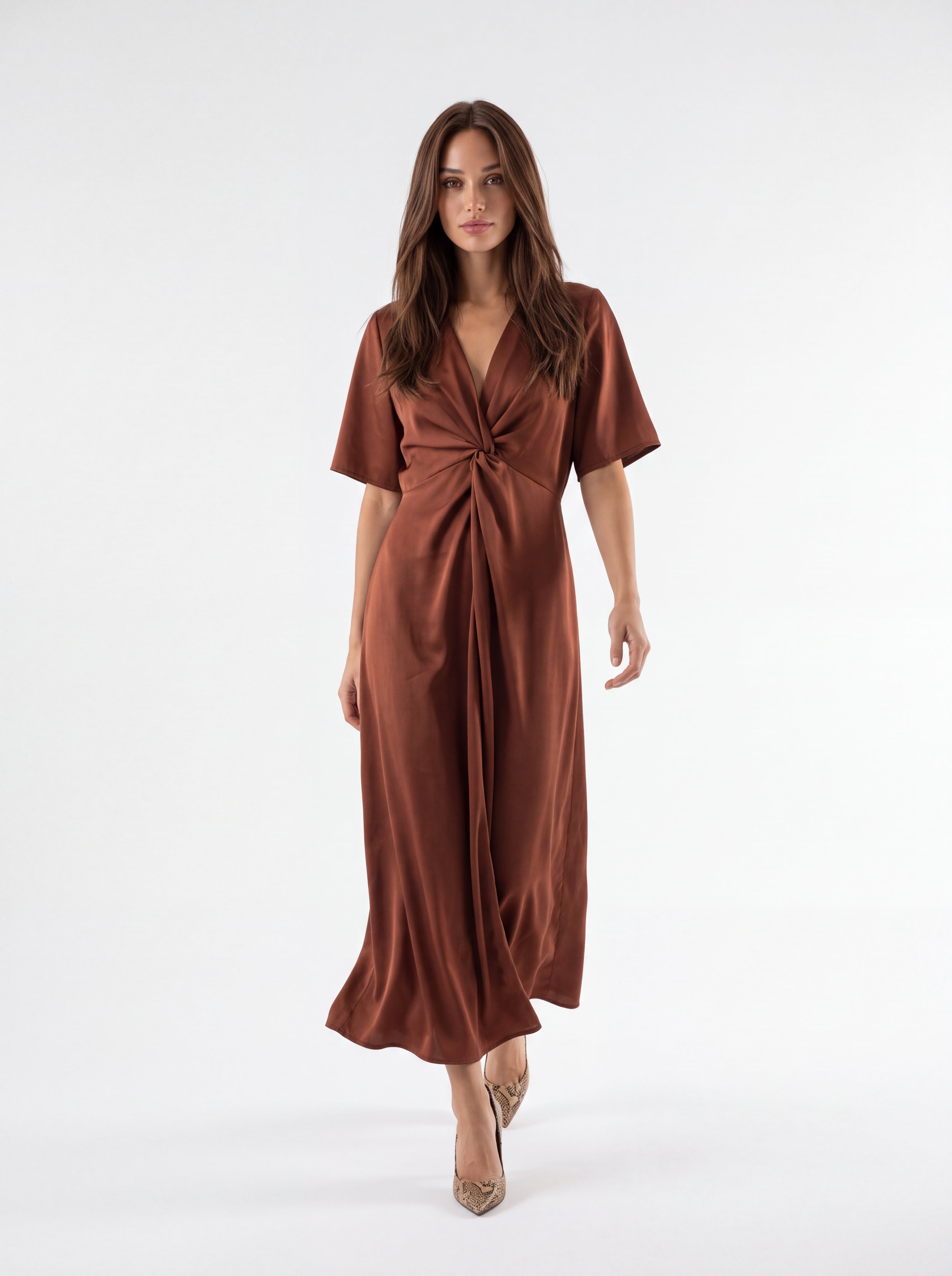 Abito Anna - Ruggine Abito donna