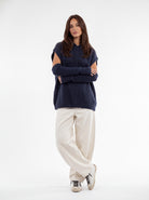 Maxi Pull Orielle – Blu Maglia donna
