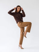 Cardigan Elvira - Marrone Maglia donna