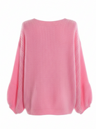 Violante – Pull mohair caldo morbido Rosa donna