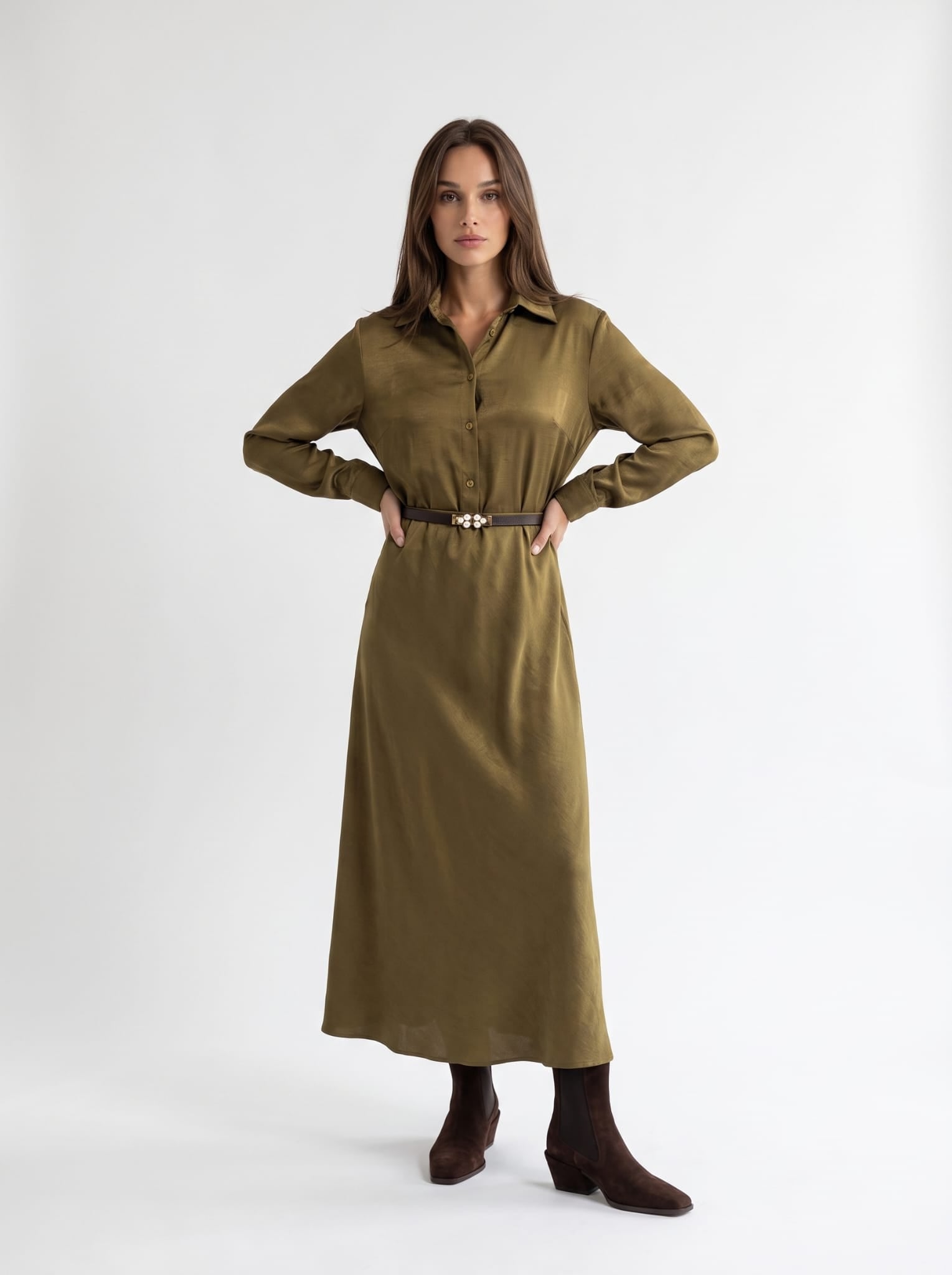 Coordinato Nerissa - Verde olio Coordinato donna