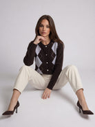 Cardigan Capucine – Marrone Cardigan donna