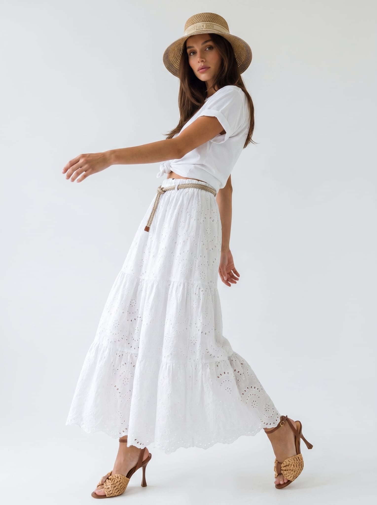 Gonna Isabella - Bianco donna