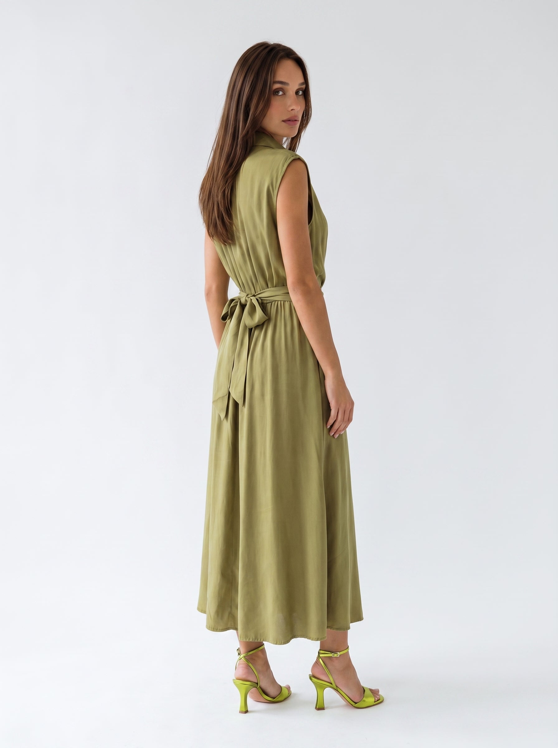 Abito Dafne - Verde olio donna