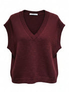 Fiorenza – Pull lana morbido everyday Bordeaux donna