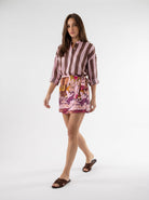 Gonna Pareo Safira - Rosa palme donna
