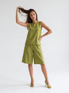 Coordinato Nerea – Verde pistacchio donna