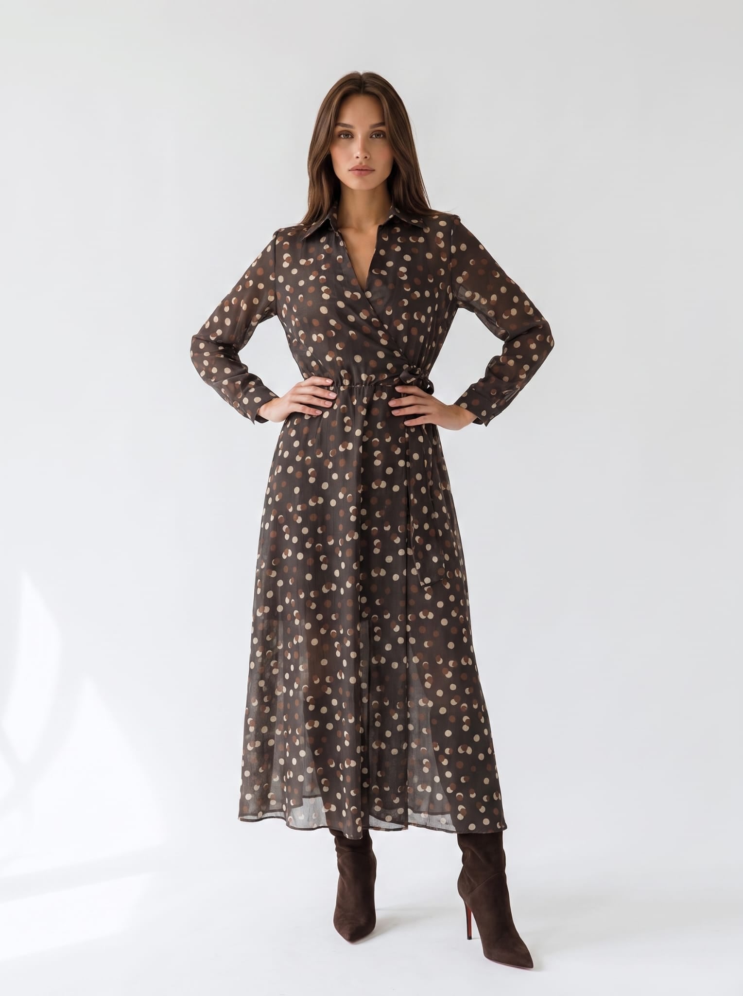 Abito Althea - Pois Ruggine Abito donna